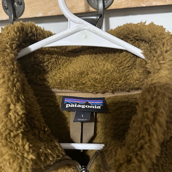 Unisex Patagonia Large Sherpa Pullover-Brown - Picture 2 of 3